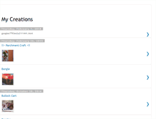Tablet Screenshot of expressions-mycreations.blogspot.com