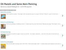 Tablet Screenshot of oil-pastels.blogspot.com