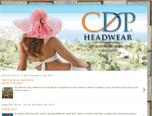 Tablet Screenshot of cdpheadwearbrazil.blogspot.com