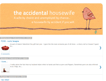 Tablet Screenshot of housewifebyaccident.blogspot.com