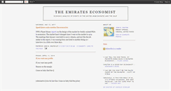 Desktop Screenshot of emirateseconomist.blogspot.com