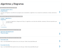 Tablet Screenshot of algoritmosydiagramassanchez.blogspot.com