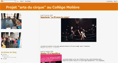 Desktop Screenshot of cirquemoliere.blogspot.com
