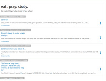 Tablet Screenshot of eatpraystudy.blogspot.com
