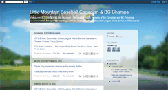 Desktop Screenshot of littlemountainbaseballchamps.blogspot.com