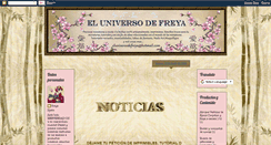 Desktop Screenshot of eluniversodefreya.blogspot.com