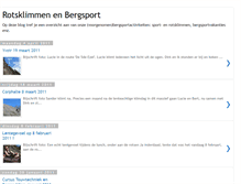 Tablet Screenshot of bert-klimmen-en-bergsport.blogspot.com