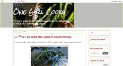 Desktop Screenshot of onegirlcooks.blogspot.com