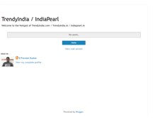 Tablet Screenshot of indiapearl.blogspot.com