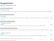 Tablet Screenshot of droppedstitch.blogspot.com