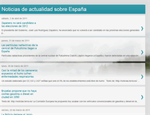 Tablet Screenshot of noticiasdeactualidadsobreespana.blogspot.com