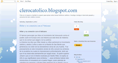 Desktop Screenshot of clerocatolico.blogspot.com