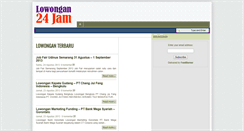 Desktop Screenshot of lowongan24jam.blogspot.com