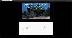 Desktop Screenshot of jonathansjeep.blogspot.com