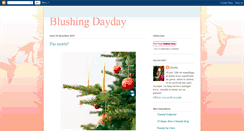 Desktop Screenshot of blushingdayday.blogspot.com