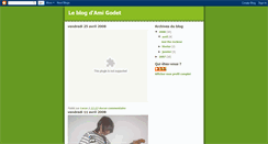 Desktop Screenshot of ami-godet.blogspot.com