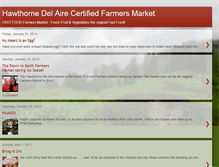 Tablet Screenshot of hawthornedelairefarmersmarket.blogspot.com