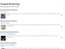 Tablet Screenshot of peapodbeads.blogspot.com