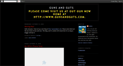 Desktop Screenshot of gunsandguts.blogspot.com