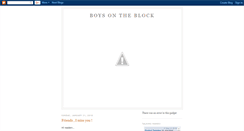 Desktop Screenshot of boysontheblock.blogspot.com