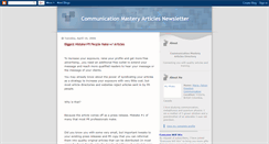 Desktop Screenshot of communicationmasteryarticles.blogspot.com