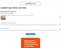 Tablet Screenshot of londoneyeclinic.blogspot.com