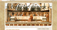 Desktop Screenshot of catholiccuisine.blogspot.com