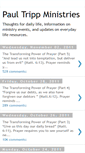 Mobile Screenshot of paultrippministries.blogspot.com