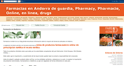 Desktop Screenshot of farmaciaenandorra.blogspot.com