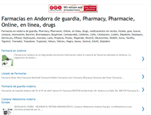 Tablet Screenshot of farmaciaenandorra.blogspot.com