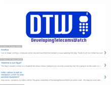 Tablet Screenshot of developing-telecoms.blogspot.com