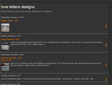 Tablet Screenshot of lovelettersfurniture.blogspot.com
