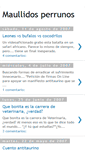 Mobile Screenshot of maullidosperrunos.blogspot.com