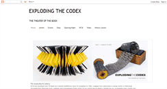 Desktop Screenshot of explodingthecodex.blogspot.com