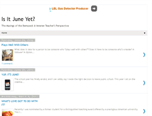 Tablet Screenshot of isitjuneyet.blogspot.com
