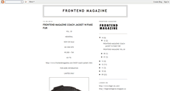 Desktop Screenshot of frontendmagazine.blogspot.com