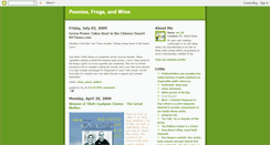 Desktop Screenshot of peoniesfrogswine.blogspot.com