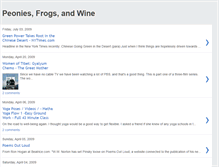 Tablet Screenshot of peoniesfrogswine.blogspot.com