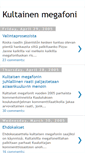 Mobile Screenshot of kultainenmegafoni.blogspot.com