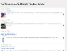 Tablet Screenshot of confessionsofabeautyproductaddict.blogspot.com