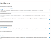 Tablet Screenshot of desfiladero.blogspot.com