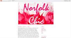 Desktop Screenshot of norfolkchic.blogspot.com
