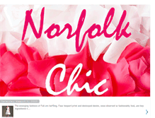 Tablet Screenshot of norfolkchic.blogspot.com