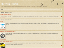 Tablet Screenshot of privacyroom.blogspot.com