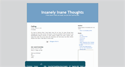 Desktop Screenshot of isanelyinane.blogspot.com