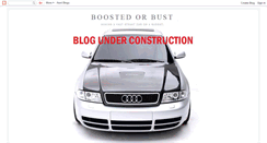 Desktop Screenshot of boostedorbust.blogspot.com