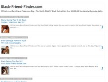 Tablet Screenshot of black-friend-finder.blogspot.com