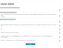 Tablet Screenshot of ceylanozunel.blogspot.com