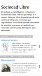 Mobile Screenshot of lasociedadlibre.blogspot.com