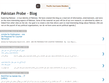 Tablet Screenshot of pakistanprobe.blogspot.com